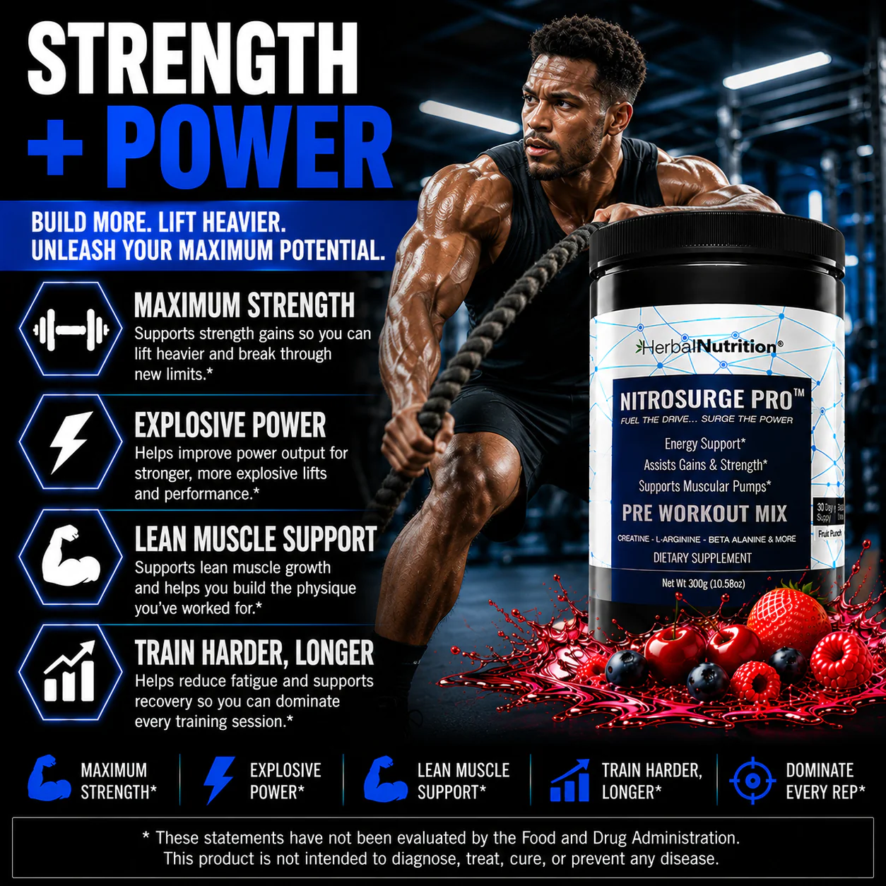 Nitrosurge Pro Key for Strength & Power