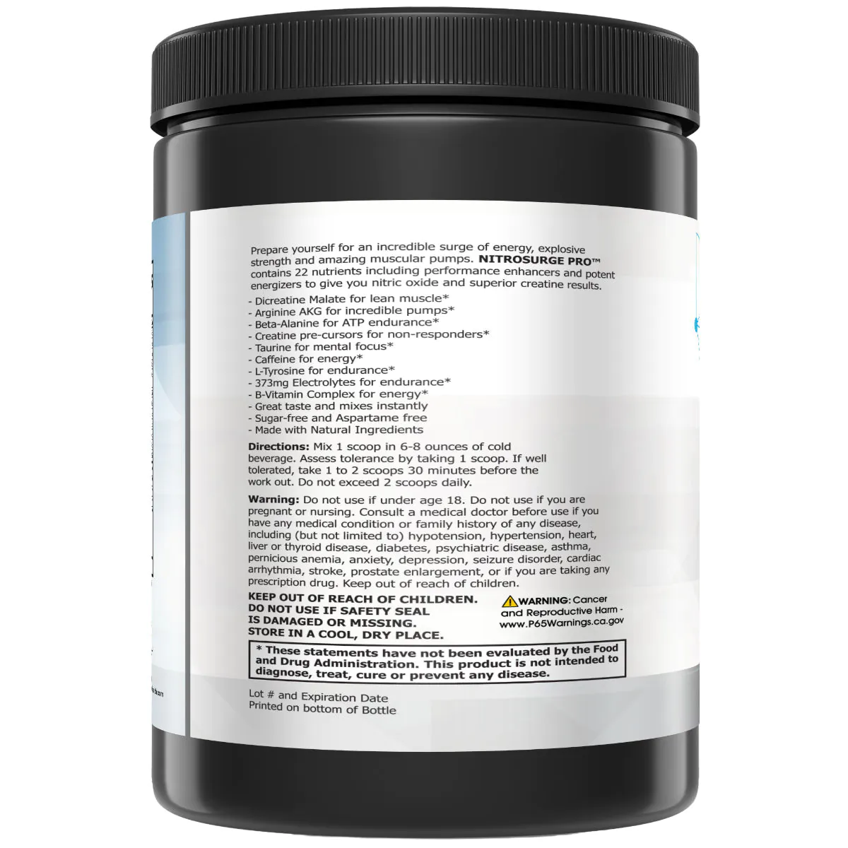 Nitrosurge Pro Back Directions